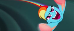 Size: 1595x670 | Tagged: safe, derpibooru import, screencap, rainbow dash, pegasus, pony, my little pony: the movie, awesome