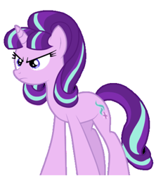 Size: 410x462 | Tagged: safe, edit, starlight glimmer, pony, unicorn, /mlp/, double mane, solo