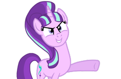 Size: 498x324 | Tagged: safe, artist:hannaspeert123, starlight glimmer, pony, unicorn, antagonist, simple background, solo, transparent background