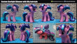 Size: 2980x1717 | Tagged: safe, artist:eljoeydesigns, starlight glimmer, alternate hairstyle, custom, irl, photo, pigtails, sculpture