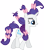 Size: 7000x8034 | Tagged: safe, artist:lightningtumble, rarity, pony, unicorn, absurd resolution, alternate hairstyle, simple background, solo, transparent background, vector