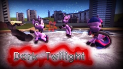 Size: 1280x720 | Tagged: safe, artist:gonzalolog, derpibooru import, twilight sparkle, 3d, alicorn amulet, dark magic, dark twilight, downloadable, gmod