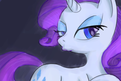 Size: 480x320 | Tagged: safe, artist:pencilgoblin, rarity, pony, unicorn, duckface, female, horn, mare, white coat