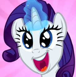 Size: 469x479 | Tagged: safe, screencap, rarity, pony, unicorn, faic, female, horn, mare, white coat