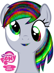 Size: 1041x1400 | Tagged: safe, derpy hooves, pegasus, pony, drugs, female, lsd, mare, solo