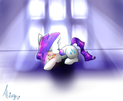 Size: 780x644 | Tagged: safe, artist:atrixy, rarity, pony, unicorn, female, fire ruby, horn, mare, sleeping, solo