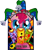 Size: 2320x2771 | Tagged: safe, artist:silentazrael, derpibooru import, apple bloom, applejack, pinkie pie, twilight sparkle, earth pony, pony, card, jester, jester pie, solo focus