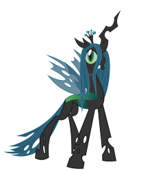 Size: 3000x3636 | Tagged: safe, artist:alexiy777, queen chrysalis, changeling, changeling queen, simple background, solo, transparent background, vector