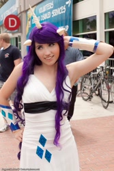 Size: 720x1080 | Tagged: safe, artist:blakstarr, rarity, human, comic con, cosplay, irl, irl human, photo, san diego comic con