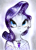 Size: 426x600 | Tagged: safe, artist:macflash2, rarity, pony, unicorn, female, horn, mare, solo, white coat