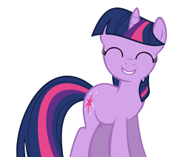 Size: 6000x5511 | Tagged: safe, artist:eipred, derpibooru import, twilight sparkle, one bad apple, absurd resolution, eyes closed, happy, simple background, smiling, solo, transparent background, vector