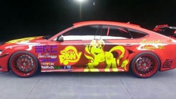 Size: 598x336 | Tagged: safe, sunset shimmer, pony, equestria girls, audi, audi a5 sportback, car, photo