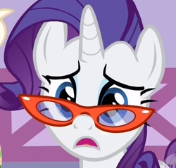 Size: 632x604 | Tagged: safe, screencap, rarity, pony, unicorn, female, horn, mare, white coat