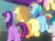 Size: 378x280 | Tagged: safe, derpibooru import, screencap, applejack, rainbow dash, twilight sparkle, twilight sparkle (alicorn), alicorn, earth pony, pegasus, pony, the saddle row review, cropped, plot