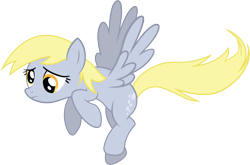 Size: 4980x3291 | Tagged: dead source, safe, artist:quanno3, derpy hooves, pegasus, pony, female, flying, mare, simple background, solo, transparent background