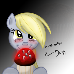 Size: 1000x1001 | Tagged: safe, artist:kernelcobb, derpy hooves, pegasus, pony, female, mare