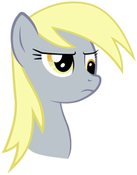 Size: 3479x4432 | Tagged: safe, artist:eugene-joe-c, derpy hooves, pegasus, pony, female, mare, serious face, simple background, transparent background, vector