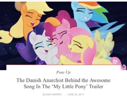 Size: 640x501 | Tagged: safe, derpibooru import, edit, edited screencap, screencap, applejack, fluttershy, pinkie pie, rainbow dash, rarity, seapony (g4), my little pony: the movie, article, article in the description, cuddling, group hug, hug, lukas graham, seaponified, seapony applejack, seapony fluttershy, seapony pinkie pie, seapony rainbow dash, seapony rarity, species swap, text