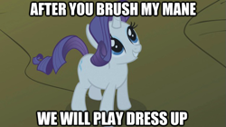 Size: 625x351 | Tagged: safe, artist:kugen247, rarity, pony, unicorn, caption, image macro, solo