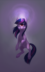 Size: 1417x2285 | Tagged: safe, artist:purmu, derpibooru import, twilight sparkle, cyclops, crying, third eye, twiclops