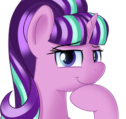 Size: 1280x1201 | Tagged: safe, artist:sykobelle, starlight glimmer, pony, unicorn, pepe the frog, rare pepe, simple background, smug, solo, transparent background