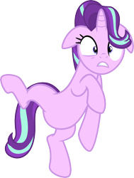 Size: 4839x6384 | Tagged: safe, artist:osipush, starlight glimmer, pony, unicorn, season 6, the crystalling, spoiler:s06, absurd resolution, belly, cute, floppy ears, new hairstyle, simple background, solo, that was fast, transparent background, vector