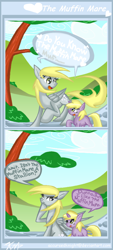 Size: 532x1182 | Tagged: safe, artist:accursedknight, derpy hooves, dinky hooves, pegasus, pony, comic, female, mare