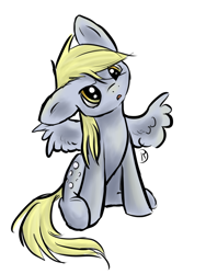 Size: 1500x2000 | Tagged: safe, artist:dragon-rider596, derpy hooves, pegasus, pony, female, mare, solo