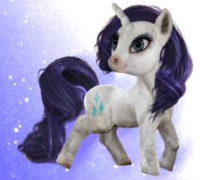 Size: 800x647 | Tagged: safe, artist:hitsuji16, rarity, pony, unicorn, female, horn, mare, solo, uncanny valley, untooned