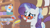 Size: 640x355 | Tagged: safe, screencap, rarity, pony, unicorn, glasses, measuring tape, pincushion, rarity's glasses, scissors, youtube caption