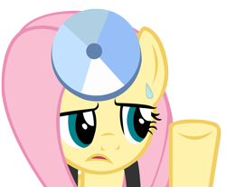 Size: 3000x2476 | Tagged: safe, artist:blowingbomb, fluttershy, pegasus, pony, doctor, head mirror, high res, solo