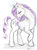 Size: 537x724 | Tagged: safe, artist:dilemarex, rarity, pony, unicorn, female, horn, mare, solo, white coat