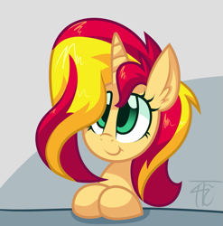 Size: 927x940 | Tagged: safe, artist:php92, sunset shimmer, pony, unicorn, solo