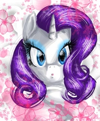 Size: 1143x1374 | Tagged: safe, artist:my-magic-dream, rarity, pony, unicorn, bust, female, looking at you, mare, solo