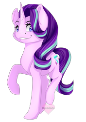 Size: 1259x1783 | Tagged: safe, artist:pillonchou, starlight glimmer, pony, unicorn, smiling, solo