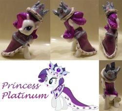 Size: 880x800 | Tagged: safe, princess platinum, rarity, pony, custom, irl, photo, sculpture, toy