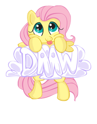 Size: 1079x1368 | Tagged: safe, artist:fauxsquared, fluttershy, pegasus, pony, cloud, female, mare, pink mane, yellow coat