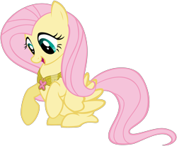 Size: 4000x3295 | Tagged: safe, artist:ryoki-fureaokibi, fluttershy, pegasus, pony, element of kindness, elements of harmony, female, mare