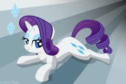 Size: 1800x1200 | Tagged: safe, artist:cartoontiger, rarity, pony, unicorn, cutie mark, female, horn, mare, solo, wallpaper