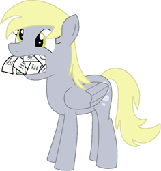 Size: 777x823 | Tagged: safe, derpy hooves, pegasus, pony, female, gentlemen, mail, mare