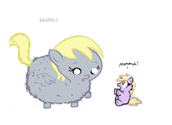 Size: 644x468 | Tagged: safe, edit, derpy hooves, dinky hooves, fluffy pony, pegasus, pony, female, fluffyderpy, fluffydinky, mare