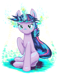 Size: 3709x4705 | Tagged: safe, artist:etiluos, derpibooru import, twilight sparkle, absurd resolution, magic