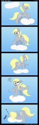 Size: 2135x6745 | Tagged: safe, artist:joey darkmeat, artist:tim015, derpy hooves, pegasus, pony, comic, dizzy, female, mare