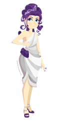 Size: 589x1260 | Tagged: safe, artist:tinrobo, rarity, clothes, dress, female, handbag, high heels, humanized, ring, simple background, solo, tiara, transparent background