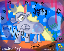 Size: 1400x1120 | Tagged: safe, artist:extradan, artist:extrart, derpy hooves, oc, oc:jerky hooves, pegasus, pony, female, mare