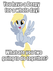 Size: 646x870 | Tagged: safe, derpy hooves, pegasus, pony, discussion, female, image macro, mare, meta