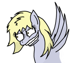 Size: 663x552 | Tagged: safe, artist:spikandfrends, derpy hooves, oc, oc:jerky hooves, pegasus, pony, female, mare