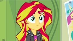 Size: 1136x640 | Tagged: safe, screencap, sunset shimmer, equestria girls, rainbow rocks, solo