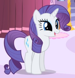 Size: 885x921 | Tagged: safe, screencap, rarity, pony, unicorn, female, horn, mare, white coat