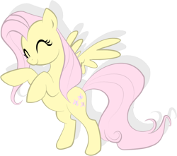 Size: 884x781 | Tagged: safe, artist:precosiouschild, fluttershy, pegasus, pony, female, mare, pink mane, solo, yellow coat